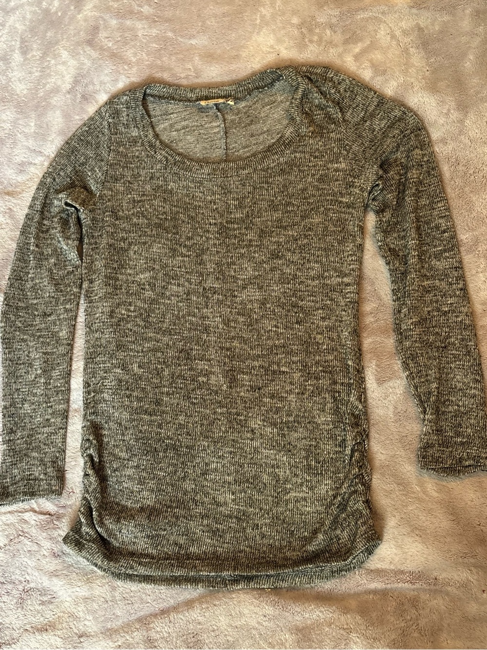 grey sweater